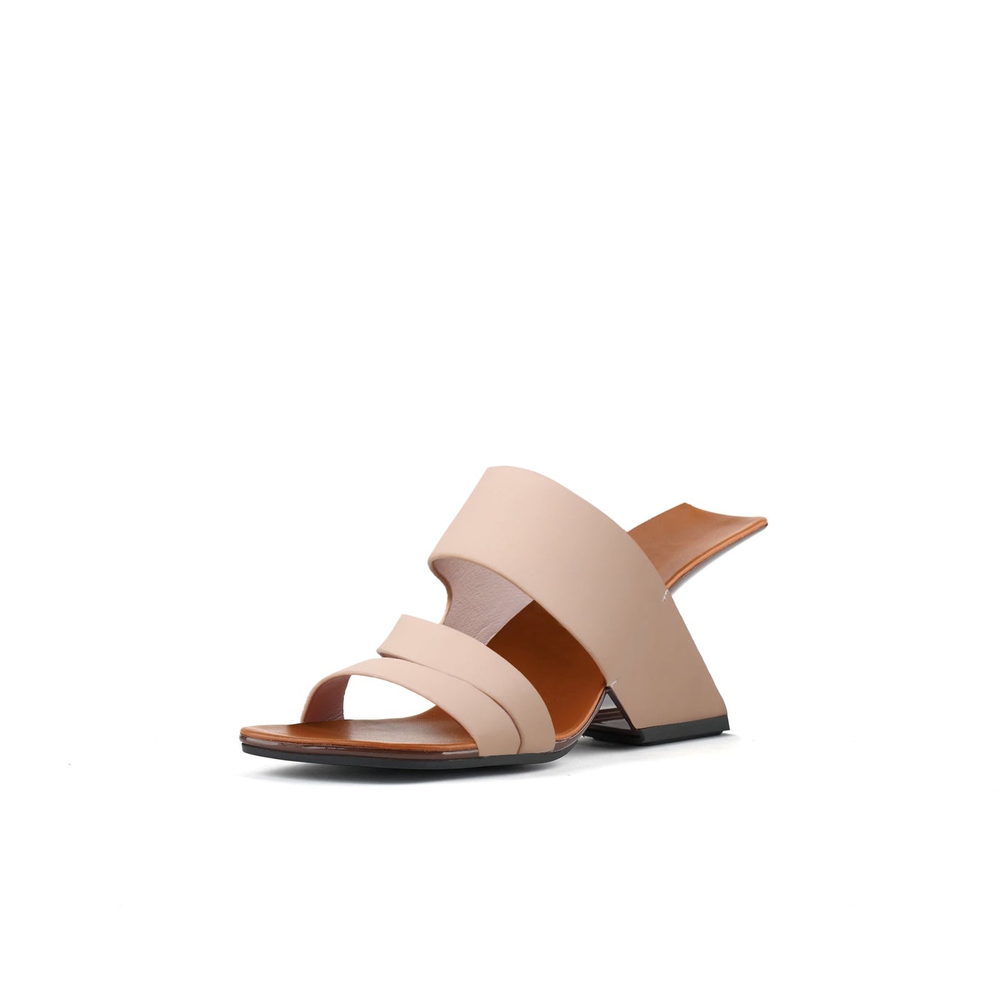 Wave Strap Heel-Less Mules-1