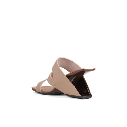 Wave Strap Heel-Less Mules-3