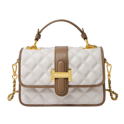 White Grandeur Satchel Bag-0