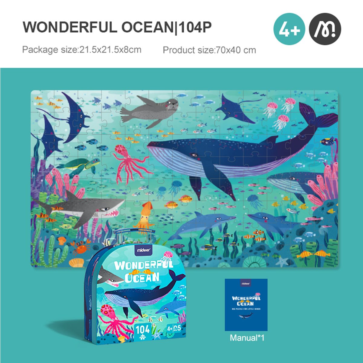 Wonderful Ocean 104pcs Puzzle Gift Box-1